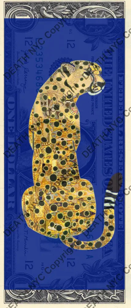 $1 Usd ’020824$3’’ (2024) Edition Of 100 Cheetah Art Print