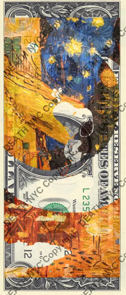 $1 USD ’030325$11’’ (2025) Edition of 100 silly $1 bill Art Print