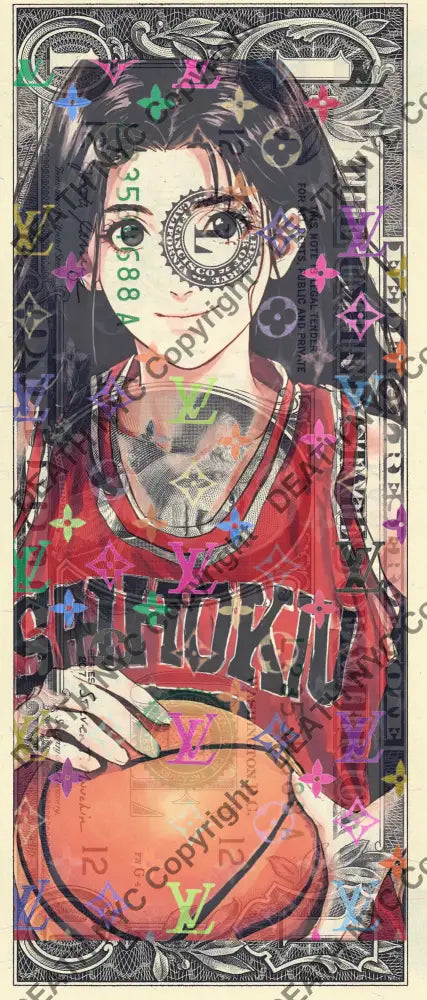 $1 USD ’030325$5’’ (2025) Edition of 100 slam $1 bill Art Print