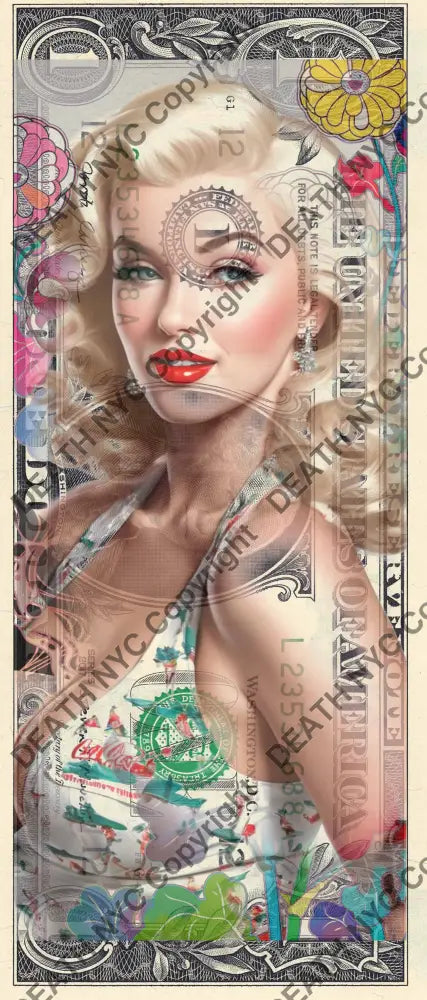 $1 USD ’060525$10’’ (2025) Edition of 100 monr $1 bill Art Print