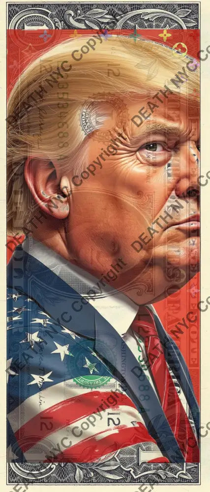 $1 USD ’060525$7’’ (2025) Edition of 100 tr p $1 bill Art Print