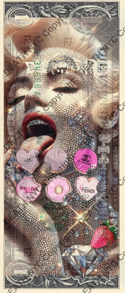 $1 USD ’060625$5’’ (2025) Edition of 100 monr $1 bill Art Print