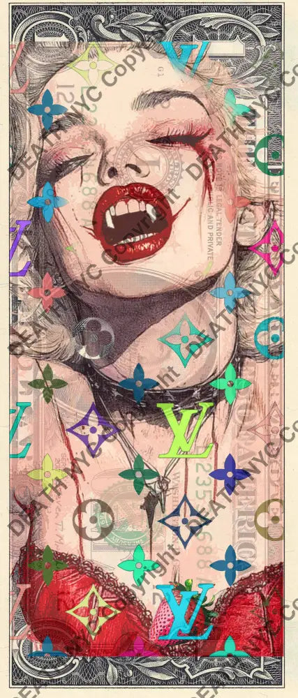 $1 USD ’060625$6’’ (2025) Edition of 100 monr $1 bill Art Print