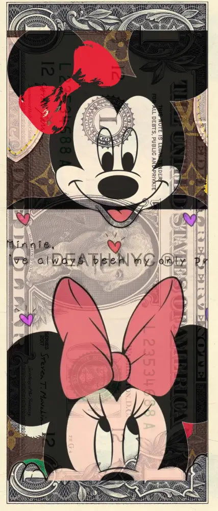 $1 Usd ’090924$6’’ (2024) Edition Of 100 Minnie Art Print