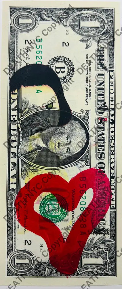 $1 Usd 0911$1 Cute (2022) Edition Of One Handwritten Art Print