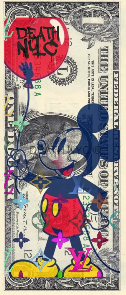 $1 Usd ’091224$12’’ (2024) Edition Of 100 Mouse Art Print