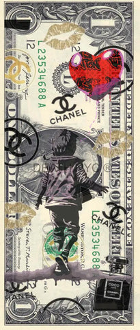 $1 Usd ’091224$1’’ (2024) Edition Of 100 Bank Art Print