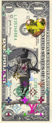 $1 Usd ’091224$5’’ (2024) Edition Of 100 Bank Art Print