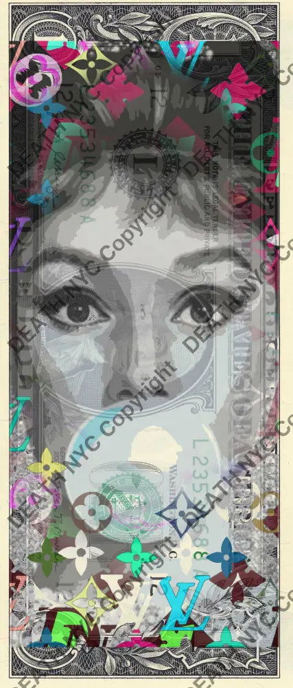 $1 USD ’100625$11’’ (2025) Edition of 100 audery $1 bill Art Print