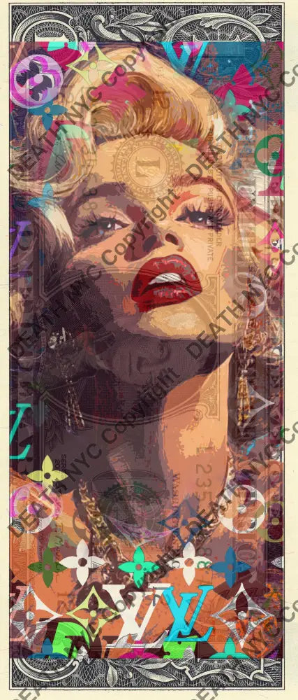 $1 USD ’100625$3’’ (2025) Edition of 100 monr $1 bill Art Print