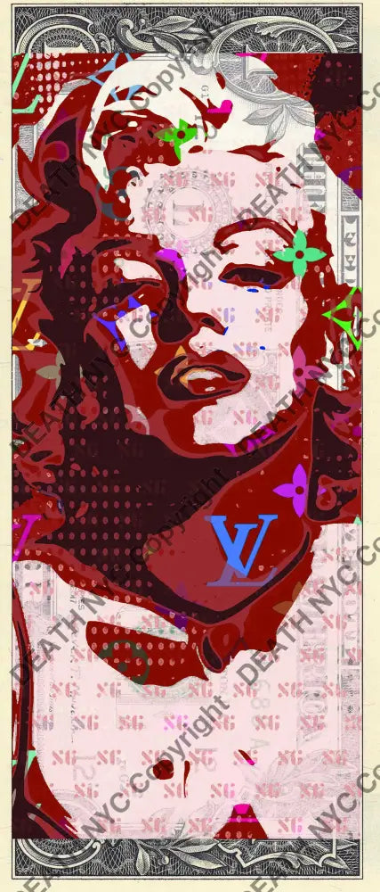 $1 USD ’100625$4’’ (2025) Edition of 100 monr $1 bill Art Print