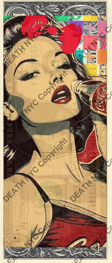 $1 Usd ’130924$13’’ (2024) Edition Of 100 Coke Girl Art Print