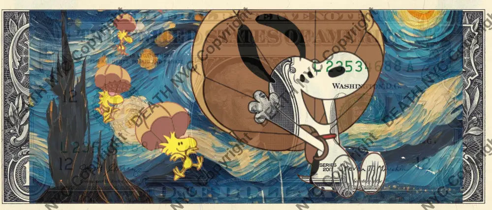 $1 Usd ’150624$1’ Snoop (2024) Edition Of 100 Art Print