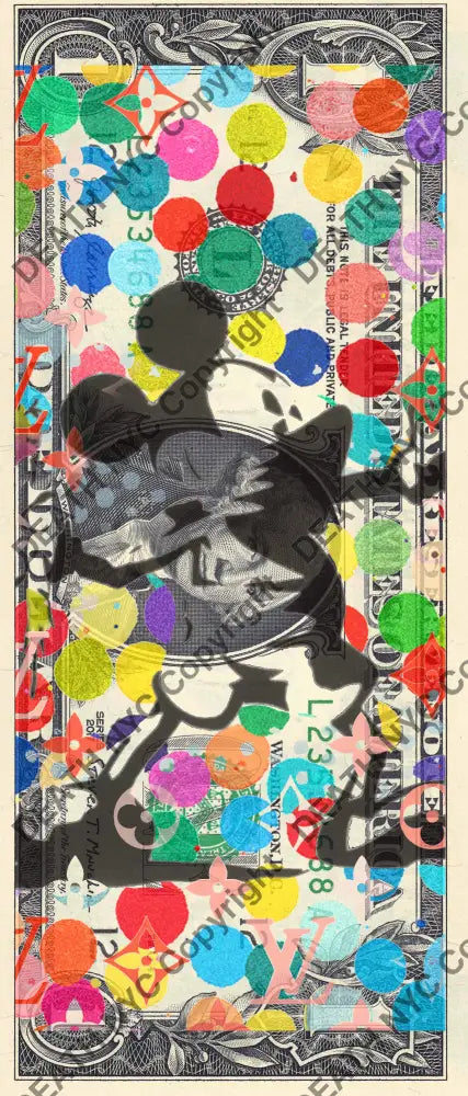 $1 USD ’170425$8’’ (2025) Edition of 100 mouse $1 bill Art Print