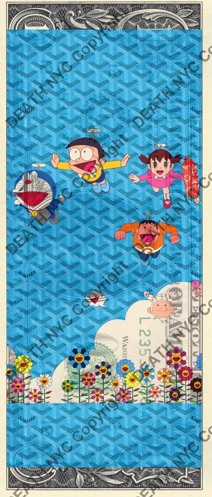 $1 Usd ’180224$10’ (2024) Edition Of 100 Doraemon Art Print