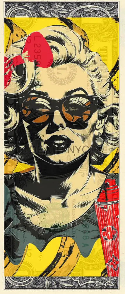 $1 Usd ’180224$21(2023) Edition Of 100 Monroe Art Print