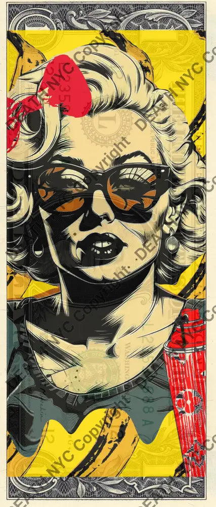 $1 Usd ’180224$21(2023) Edition Of 100 Monroe Art Print