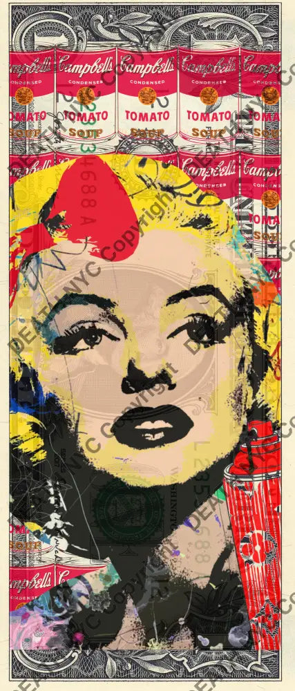 $1 Usd ’180224$23(2023) Edition Of 100 Monroe Art Print