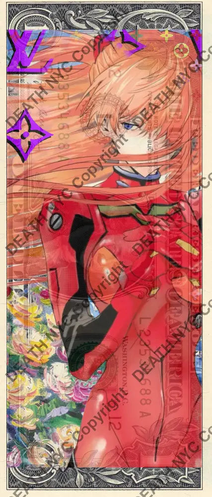 $1 USD ’180525$10’’ (2025) Edition of 100 asuk $1 bill Art Print