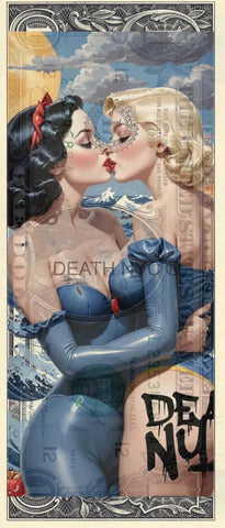 $1 Usd ’191224$10’’ (2024) Edition Of 100 Kissing Art Print