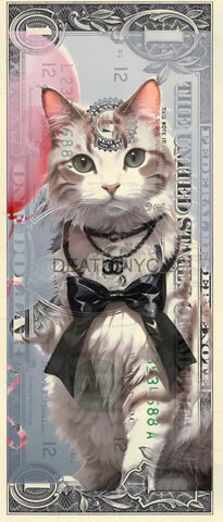 $1 Usd ’191224$12’’ (2024) Edition Of 100 Cat Art Print