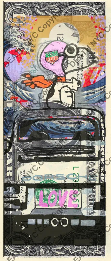 $1 Usd ’191224$1’’ (2024) Edition Of 100 Silly Art Print