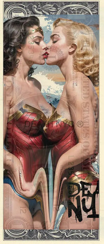 $1 Usd ’191224$9’’ (2024) Edition Of 100 Kissing Art Print