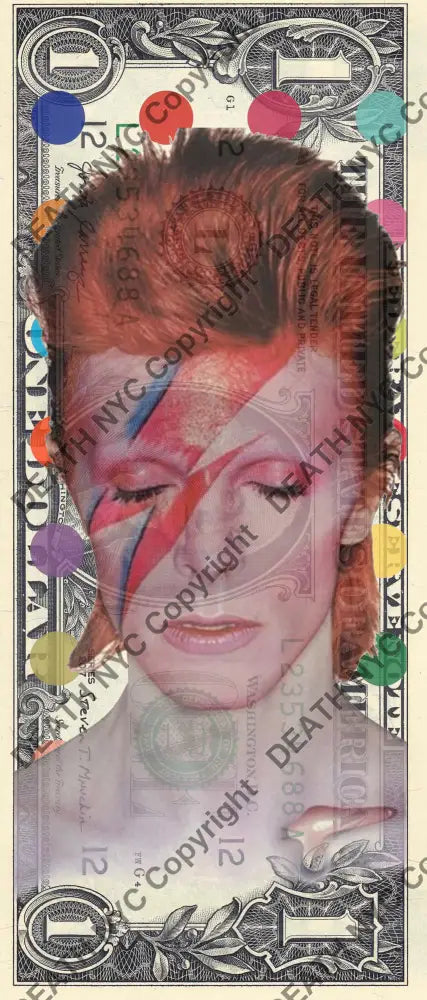 $1 Usd ’200125$4’’ (2025) Edition Of 100 David Art Print
