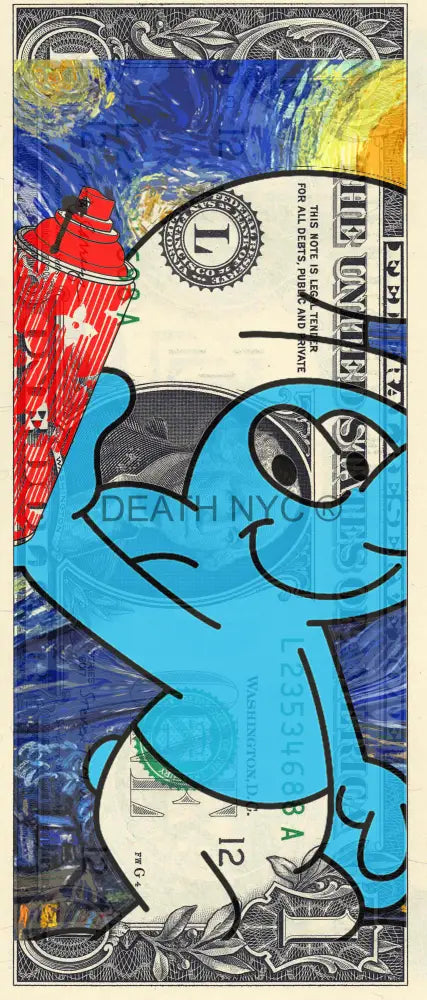 $1 Usd 200923$7 Smurf (2023) Edition Of 100 Art Print