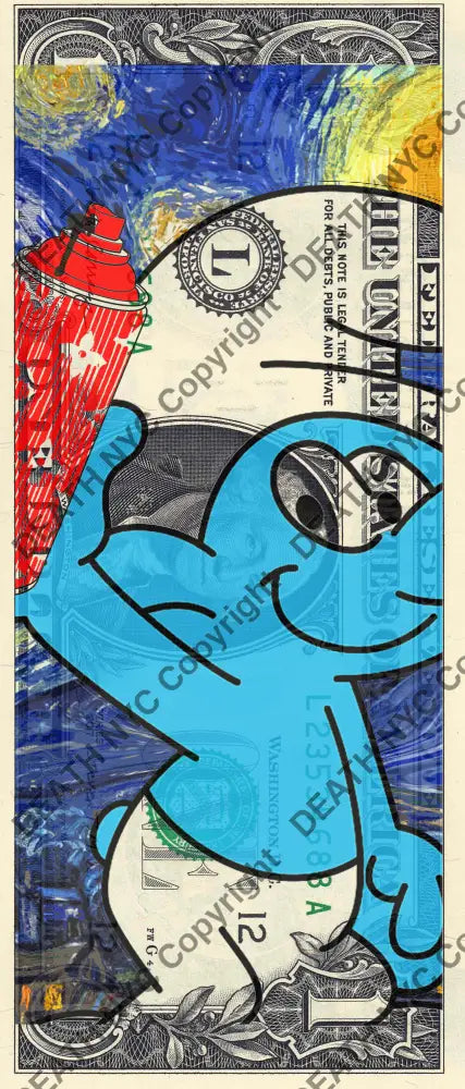 $1 Usd 200923$7 Smurf (2023) Edition Of 100 Art Print