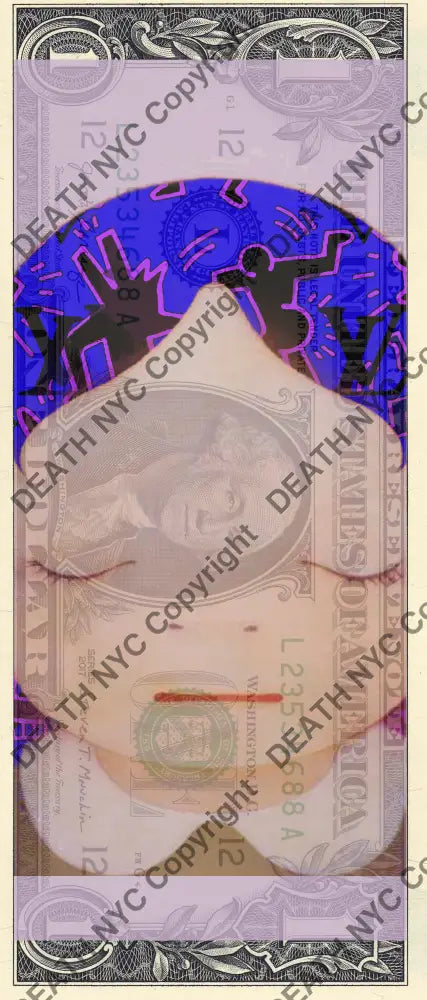 $1 USD ’210725$7’’ (2025) Edition of 100 cute $1 bill Art Print