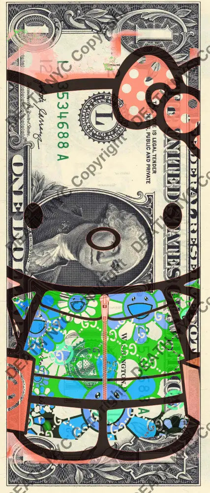 $1 Usd 211123$13 (2023) Edition Of 100 Kitty Art Print