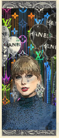 $1 Usd ’240224$13’ (2023) Edition Of 100 Taylor Art Print