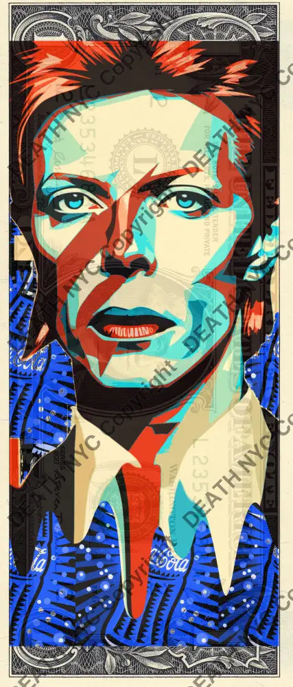 $1 Usd ’240524$10’ Bowie (2024) Edition Of 100 Art Print