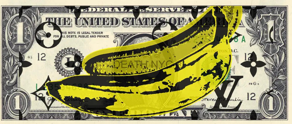 $1 Usd ’240524$7’ Banana (2024) Edition Of 100 Art Print