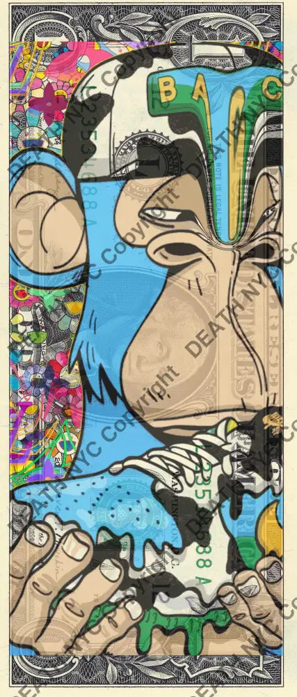 $1 USD ’241125$13’’ (2025) Edition of 100 ape $1 bill Art Print