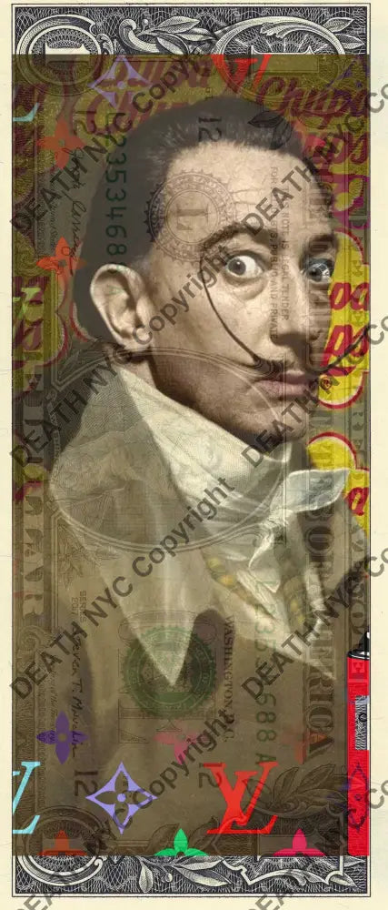 $1 USD ’260425$7’’ (2025) Edition of 100 dali $1 bill Art Print