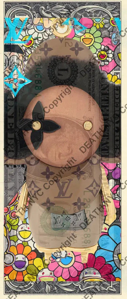 $1 USD ’270625$4’’ (2025) Edition of 100 viv $1 bill Art Print