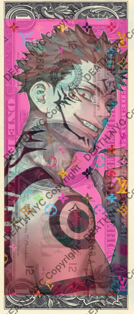 $1 USD ’280325$10’’ (2025) Edition of 100 gojo $1 bill Art Print