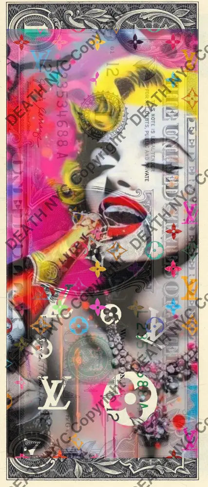 $1 USD ’280325$2’’ (2025) Edition of 100 monr $1 bill Art Print