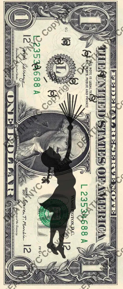 $1 USD ’280426$11’’ (2026) Edition of 100 bank - $1 bill - Art Print