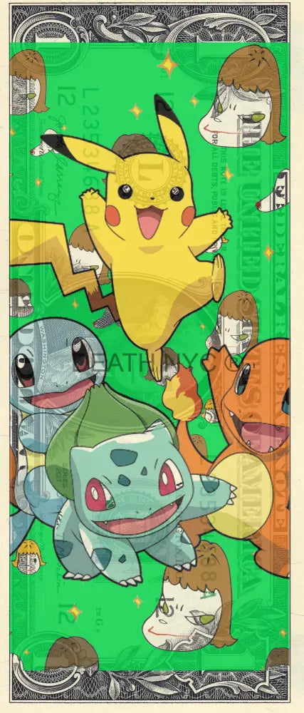 $1 Usd 281023$25 Pikachu(2023) Edition Of 100 Art Print