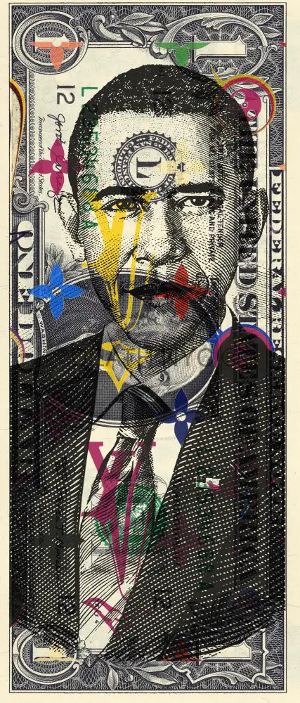 $1 Usd 281023$9 Obama(2023) Edition Of 100 Art Print