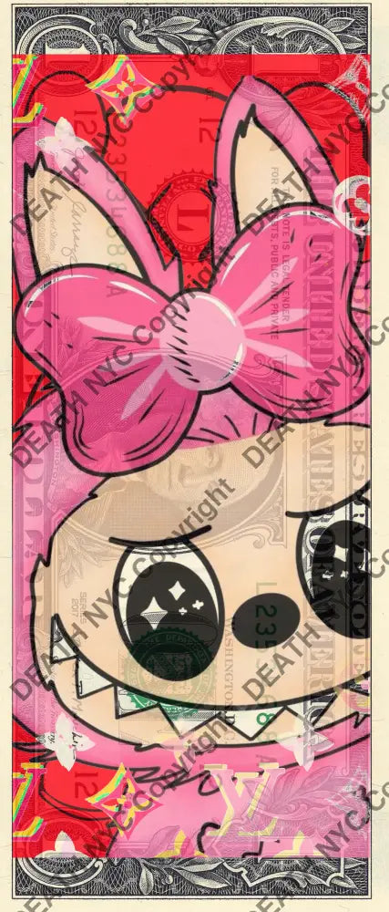 $1 USD ’290525$3’’ (2025) Edition of 100 l b b $1 bill Art Print