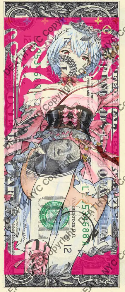 $1 USD ’290525$5’’ (2025) Edition of 100 re i $1 bill Art Print