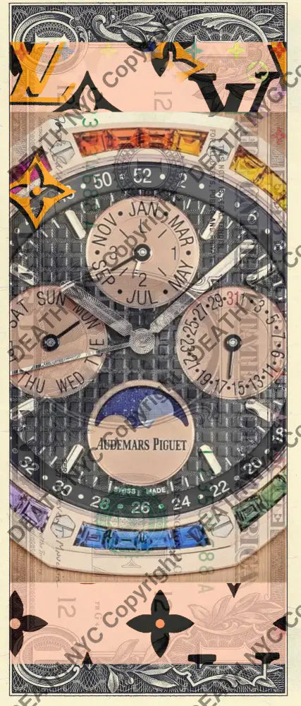 $1 USD ’290525$6’’ (2025) Edition of 100 r l x $1 bill Art Print