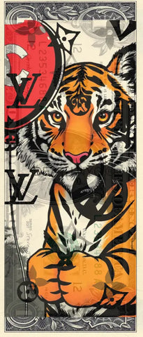 $1 Usd ’291224$5’’ (2024) Edition Of 100 Tiger Art Print