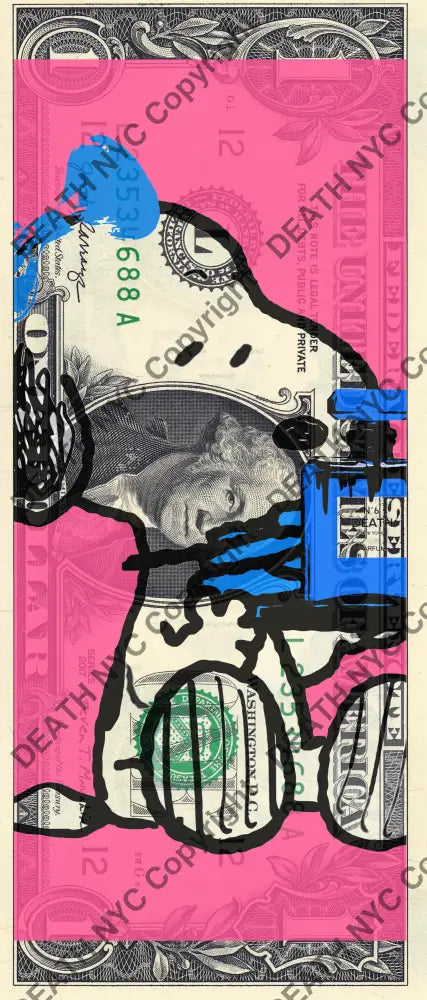 $1 USD ’311221$29’’ (2021) Edition of 100 silly $1 bill Art Print