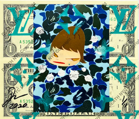 $1 Usd $ Cute Blue (2020) Edition Of 1 Art Print