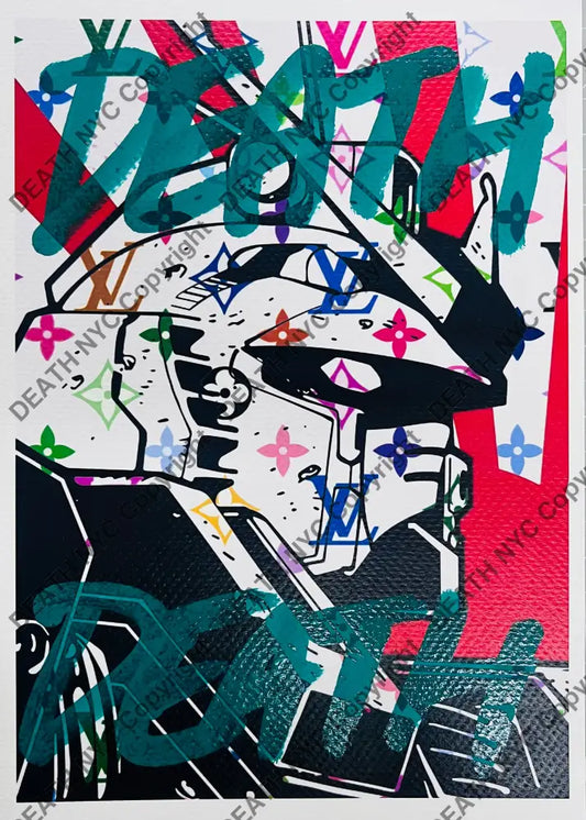 ’10013’’ Death Gund Hand Written (Edition Of One) 2025 Art Print